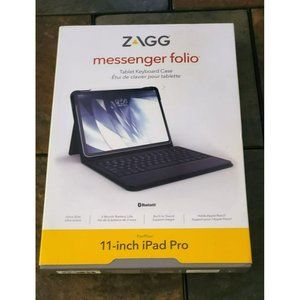 ZAGG Messenger Folio - Bluetooth, Tablet Keyboard and Case - Made for Apple iPad